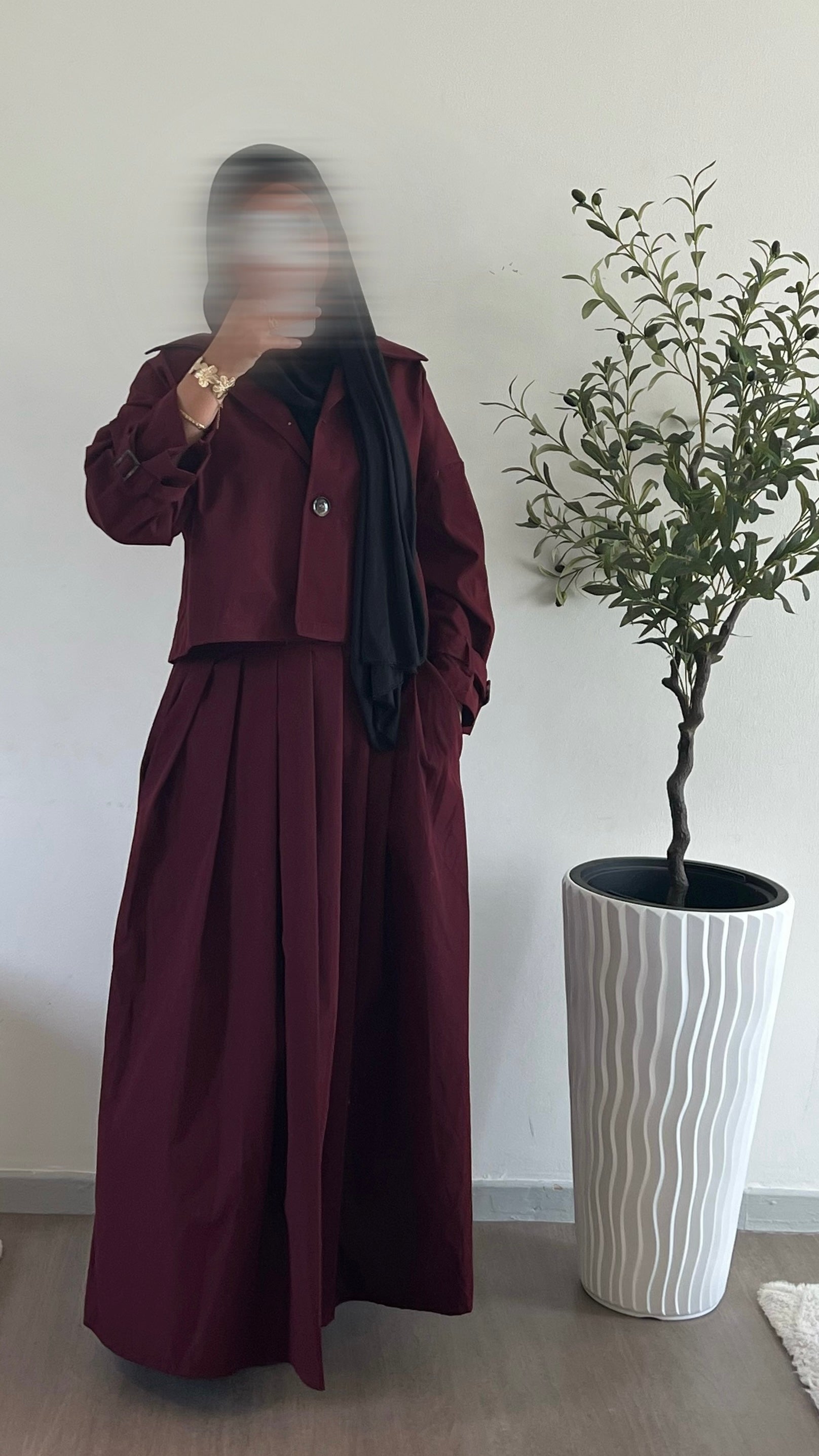 Ensemble jupe trench